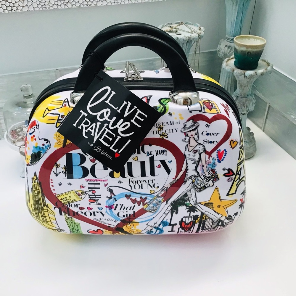 Brighton ❤️‍🔥 Headlines Fashionista Cosmetic Case NWT